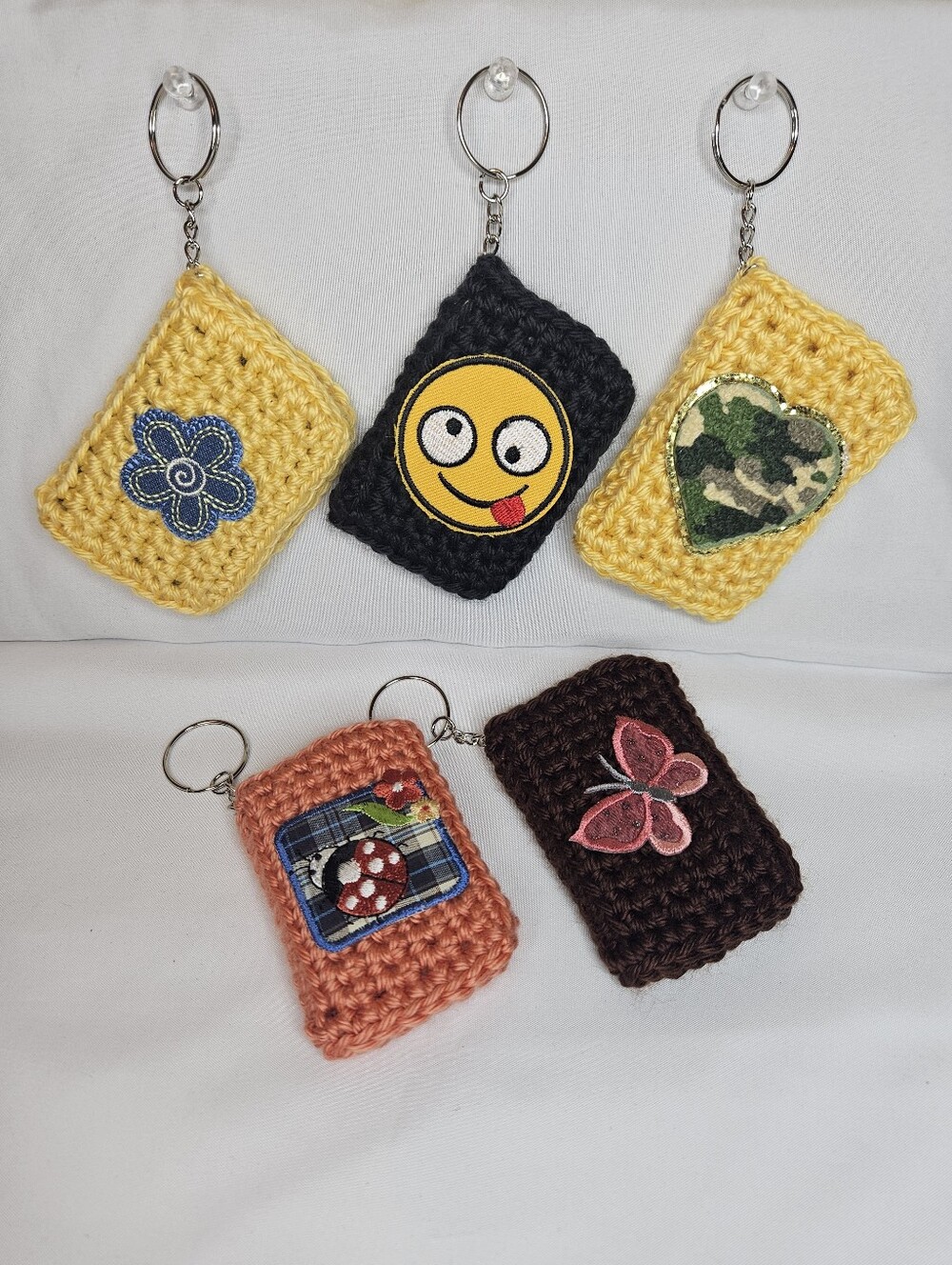 Handmade Crochet Book Keychain |  Pick Your Favorite | Custom Colors Available